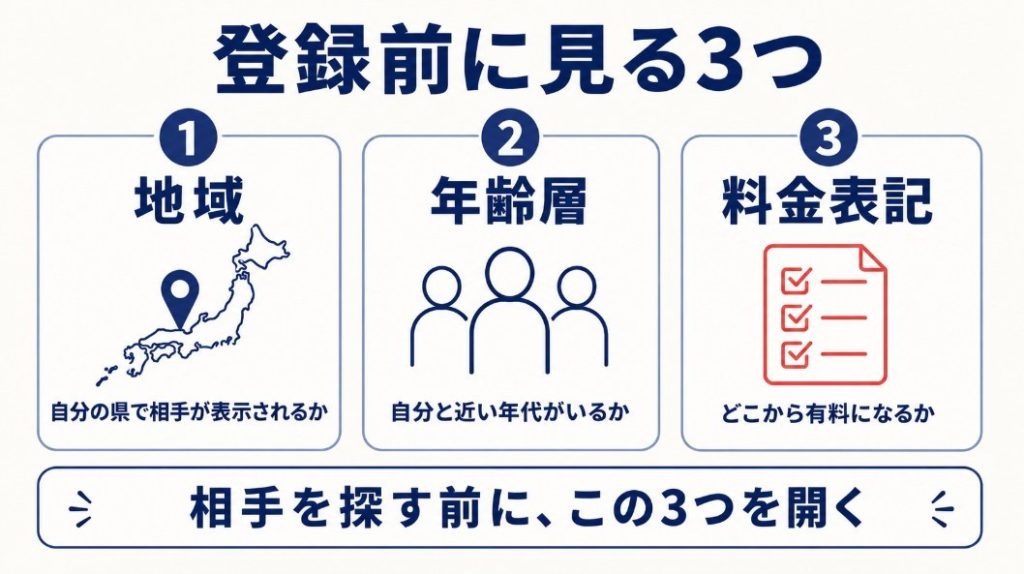 ゲイアプリの登録前に見る3つ