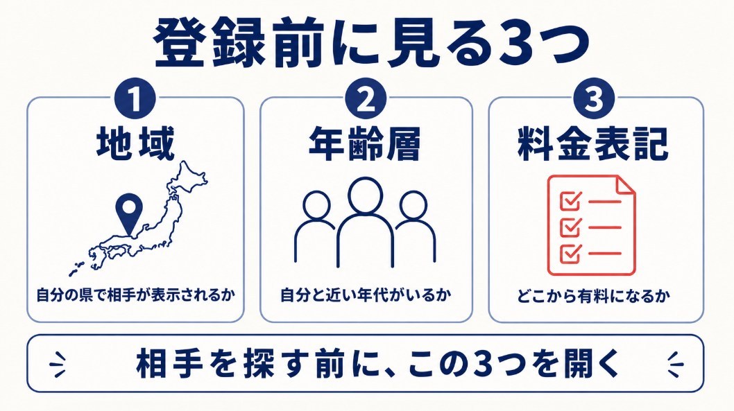 ゲイアプリの登録前に見る3つ